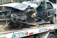 Seis pessoas ficam feridas em acidente entre dois carros na BR-470, em Gaspar