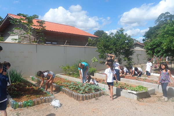Alunos da Escola Mrio Pederneiras reinventam espaos
