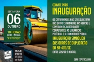 Protesto: Inauguração simbólica da BR-470 marca sexta-feira em Indaial