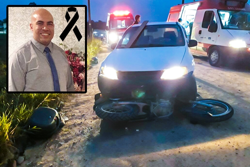 Morre motociclista envolvido em grave acidente em Gaspar na manh� de ter�a