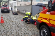 Motociclista fica ferido em acidente no bairro Sete de Setembro, em Gaspar