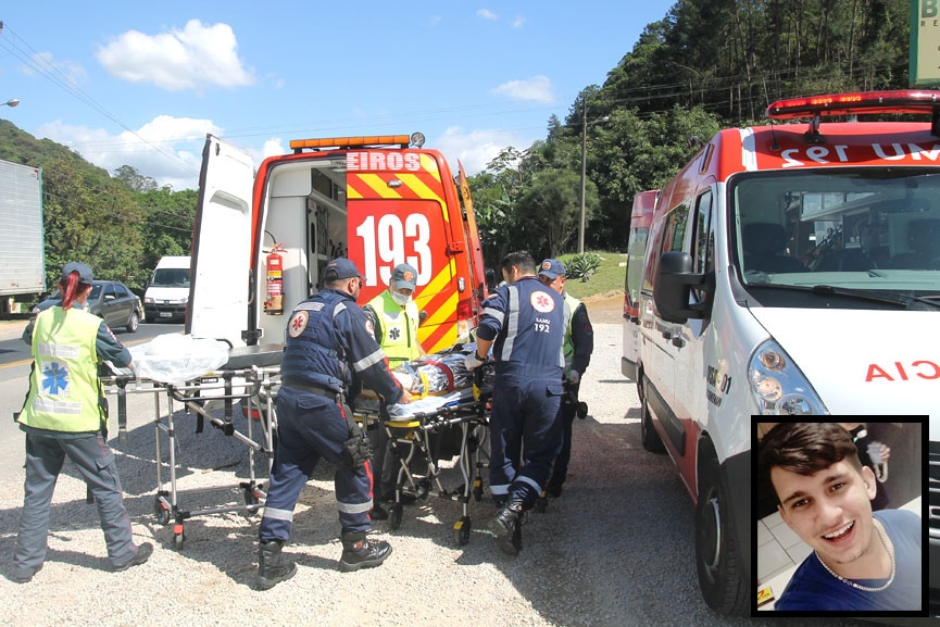 Morre jovem de 20 anos vítima de grave acidente na Rodovia Ivo Silveira, em Gaspar