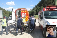Morre jovem de 20 anos v�tima de grave acidente na Rodovia Ivo Silveira, em Gaspar
