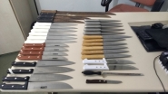 Armas, muni��es e facas s�o apreendidas em penitenci�ria de Joinville