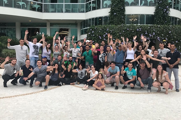 Gaspar recebe jovens empres�rios brasileiros e estrangeiros