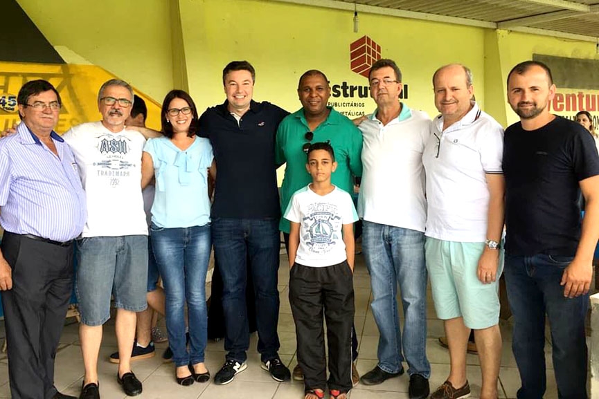 Prefeito de Blumenau participa de encontro em Gaspar