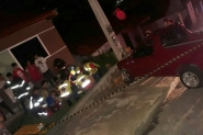 Colisão seguida de atropelamento é a primeira ocorrência de 2018 atendida pelos bombeiros de Gaspar