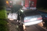 Acidente entre dois carros fere homem na BR-470, em Ilhota