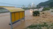 Chuva causa alagamentos e deslizamentos em Gaspar