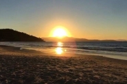 Fevereiro come�a com sol em todas as regi�es de Santa Catarina