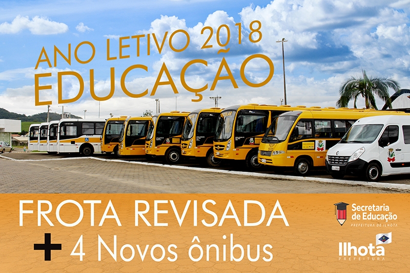 Ano letivo em Ilhota come�a com mais carros na frota da Secretaria de Educa��o 