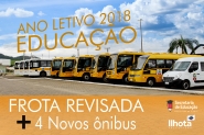Ano letivo em Ilhota come�a com mais carros na frota da Secretaria de Educa��o 