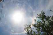 'Halo solar' chama aten��o de moradores de Santa Catarina