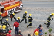 'Bombeiro Dur�o' re�ne bombeiros e imprensa de Gaspar em momentos de descontra��o