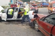 Acidente entre dois carros deixa mulher ferida em Gaspar