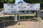 Projeto ´Cabide Solidário´ da CDL segue até o fim do mês na praça