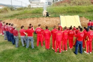 Bombeiros de Gaspar realizam treinamento de combate a inc�ndios