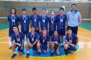 Equipe de voleibol representa Gaspar no Jesc