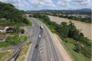 Detona��o de rochas vai bloquear tr�fego na BR-470 em Gaspar
