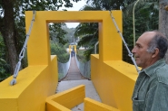 Passagem pela pinguela da rua Ponte Serrada é liberada após dois meses de obras