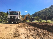 Coloca��o de lajotas na rua Ant�nio Schmitz come�a em setembro