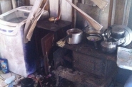 Princ�pio de inc�ndio deixa homem ferido em Ilhota