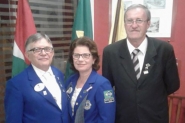 Lions de Gaspar recebe governador do Distrito LD-5