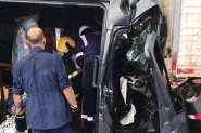 Engavetamento com sete veículos deixa 12 pessoas feridas em Itajaí