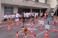 Ditran leva Mini Pista de Trnsito  Escola Rudolfo Gunther