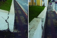 Comunidade aponta precariedade em muro da prefeitura de Gaspar