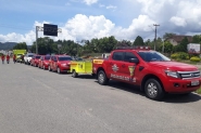 Bombeiros Volunt�rios de SC chegam a Brumadinho