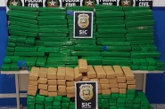 Polícia prende homem com 400 quilos de maconha em Penha