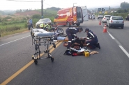 Duas motos colidem na Rodovia Ivo Silveira, em Gaspar