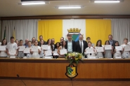 Solenidade marca posse dos Vereadores Mirins de Gaspar 