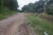 Rua do bairro Bela Vista em situação de calamidade
