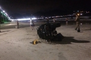 Homem morre e outro fica ferido após quadriciclo capotar na praia de Itapema