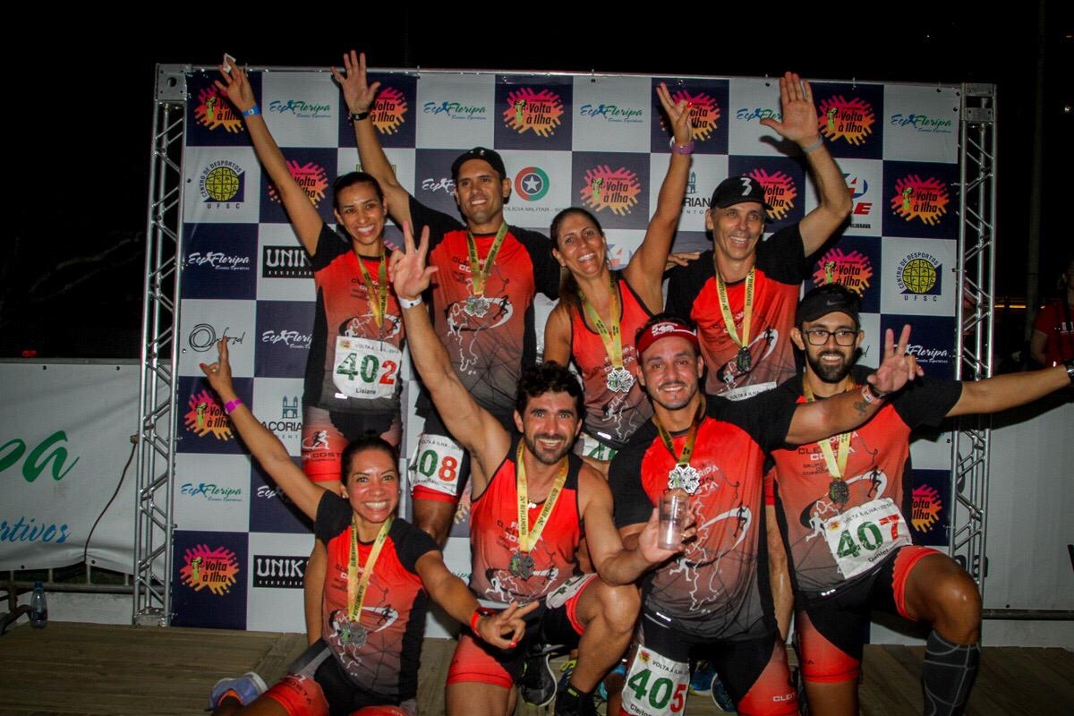 Atletas do CT Cleiton Costa participam de revezamento 'Volta à Ilha'