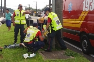 Motorista de caminhão foge após atropelar homem no bairro Figueira, em Gaspar