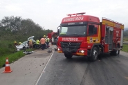 Grave acidente mata homem na BR-470, na divisa entre Gaspar e Ilhota