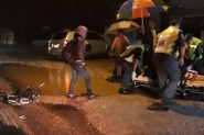 Motorista foge ap�s atropelar ciclista na rua Itaja�, em Gaspar