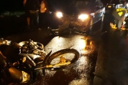 Colis�o frontal na BR-470 deixa motociclista ferido