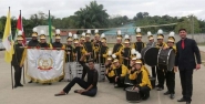 Alunos de escola do Bela Vista s�o destaque em concurso de bandas e fanfarras em SP 