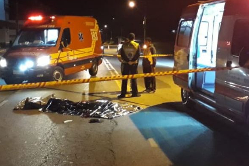 Jovem morre após ser atropelado no bairro Santa Terezinha, em Gaspar