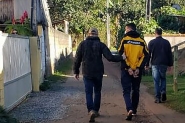 Polícia Civil de Gaspar prende jovem condenado por tráfico de drogas