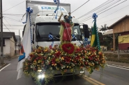 Procissão de São Cristóvão reúne centenas de motoristas em Gaspar