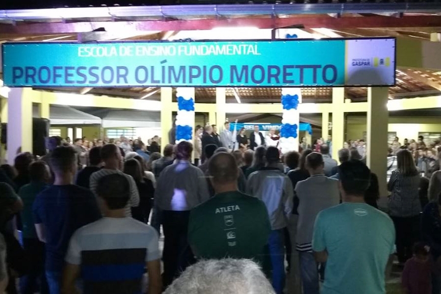 Nova Escola Ol�mpio Moretto � inaugurada