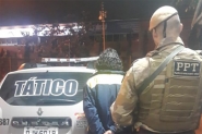 PPT de Gaspar prende usu�rio de drogas com mandado de pris�o ativo no Centro