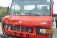 Ciclista fica ferido ap�s se envolver em acidente com caminh�o no bairro Gaspar Mirim