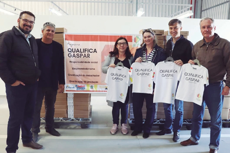 Potencial t�xtil deixa Gaspar ainda mais em evid�ncia