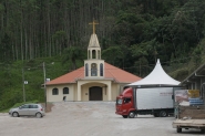 Comunidade celebra Nossa Senhora Aparecida com missas e prociss�o, em Gaspar